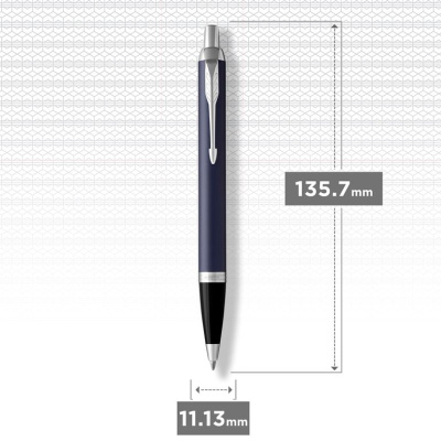 KALAM.KZ - Ручка шариковая Parker IM Matte Blue CT, 1,0 мм М, синяя 1931668