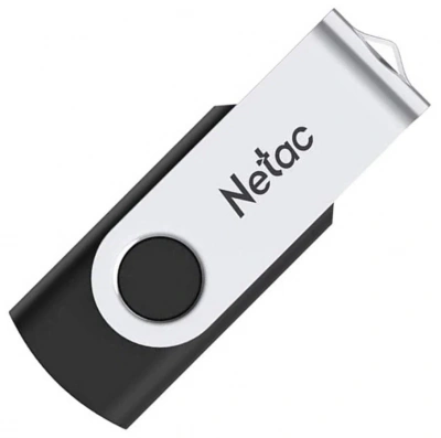 KALAM.KZ - USB Флеш 16GB 3.0 Netac U505 NT03U505N-016G-30BK серебристый/черный