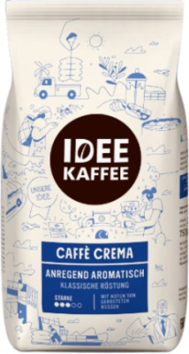 Кофе в зернах 750 г,  Idee Kaffee Caffe Crema