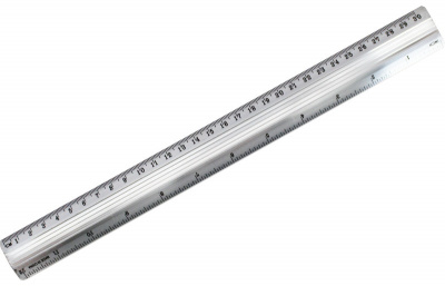Линейка 30см, алюминиевая BASY "AR91030"
