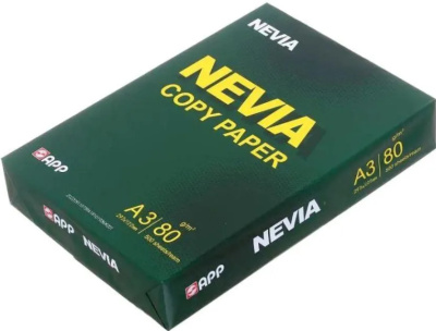 Бумага белая NEVIA  A3, 80гр, 500л, CIE 146, класс B 