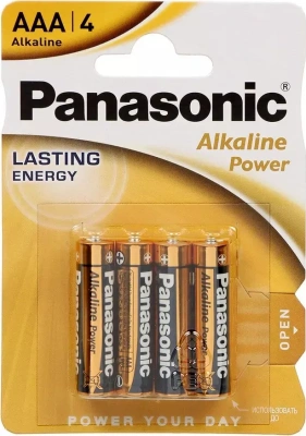 Батарейка AA, Alkaline щелочная Lasting Energy (блистер 4шт) Panasonic