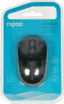 KALAM.KZ - Мышь беспроводная Rapoo, M10 Plus, Black