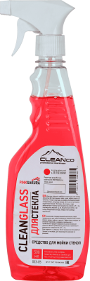 Средство для мытья стекол и поверхностей, 500мл, с триггером, "Cleanglass Pink Sakura"