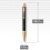 KALAM.KZ - Ручка шариковая Parker IM Premium Black GT, 1,0 мм М, синяя 1931667