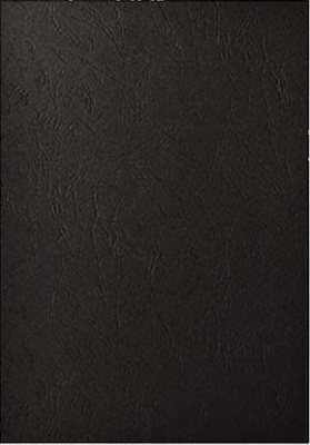 Обложка для переплета, A3, 230гр, картон "под кожу", 100л  в уп. черная