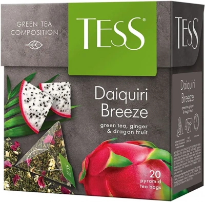 KALAM.KZ - Чай зеленый, 20 пирамидок Daiquiry Breeze TESS