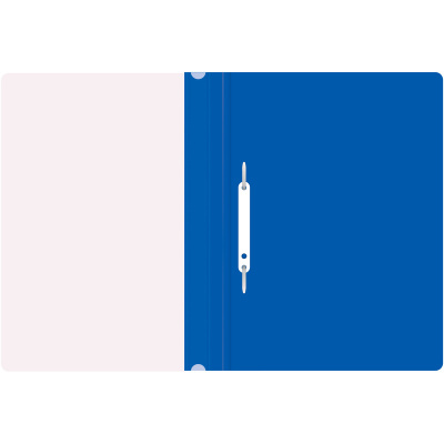 KALAM.KZ - Скоросшиватель пластиковый A4 130 мкм, синий Buro