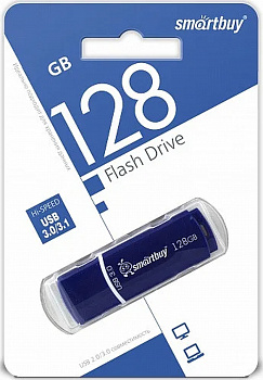 KALAM.KZ - Флеш-накопитель USB 3.0 Smartbuy 128GB Crown Blue стандартная