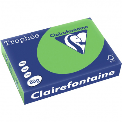 Бумага цветная "Trophee" А4, 80гр., 500л., billiard green (бильярдный зеленый)