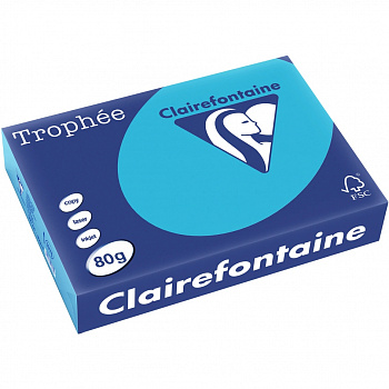 Бумага цветная "Trophee" А4, 80гр., 500л., royal blue (королевский синий)