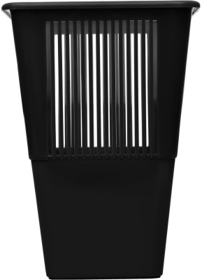 KALAM.KZ - Корзина для бумаг 12л, прямоугольная, сетчатая, черная Стамм