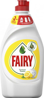 Средство для мытья посуды 1.35л, "Fairy" Cочный лимон