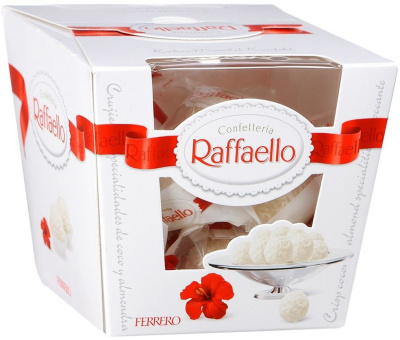 Конфеты Ferrero Raffaello 150 гр., 15шт в коробке