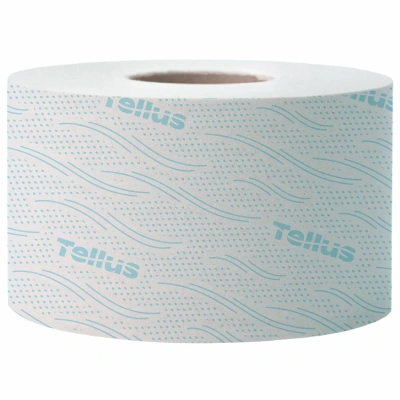 KALAM.KZ - Бумага туалетная 2х-слойная, 170м "Tellus Advanced mini" с втулкой, без обертки 12 шт в уп