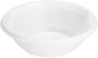 Тарелка 475 мл, 50 шт/уп, глубокая, белая, ПП (полипропелен) 
