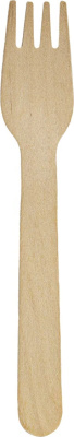 Вилка столовая 100 шт/уп, деревянная 160мм, VerdeVita