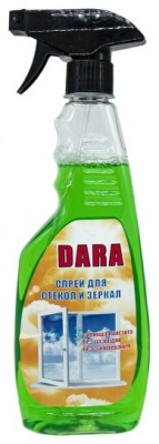 Средство для  мытья стекол 500 мл, "DARA" с триггером