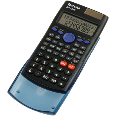 KALAM.KZ - Калькулятор инженерный 10+2разрядов, 240 функций, 8.2x16.2см, черный Eleven