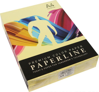 Бумага цветная "Paperline №110", A4, 80гр, 500л, Cream