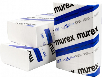 KALAM.KZ - Бумажные полотенца Murex, 200 шт, 2-слойные, 21*21 см, Z-сложение, белые