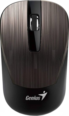 Мышь беспроводная Genius, NX-7015, 3D, 1600dpi, 2.4ГГц, Шоколадный