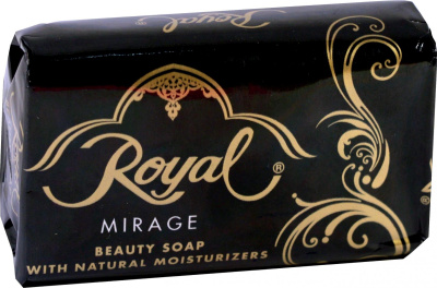 Мыло туалетное 125гр "Royal Черное" 