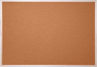 Доска пробковая 90x120см, деревянная рамка OfficeSpace