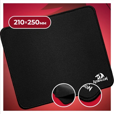 KALAM.KZ - Коврик для мышки игровой Redragon Flick S 210х250х3 мм, ткань+резина