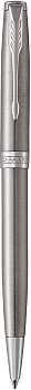 KALAM.KZ - Ручка шариковая Parker Sonnet Stainless Steel CT, 1,0 мм М, черная 1931512