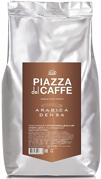 KALAM.KZ - Кофе в зернах Piazza del Caffe Arabica Densa 1000гр  жар.в/с в мягкой упаковке с клапаном 