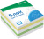 Бумага для заметок цветная 95х95х50(90x90)мм, 450л, ассорти рассыпная, пласт.бокс Стамм