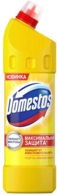 Чистящее средство для уборки, 750мл, дезинфиц.гель, Domestos Лимонная свежесть