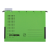 KALAM.KZ - Папка подвесная A4(240x318x6мм), 230гр, боковой ограничитель, зеленая Hamelin