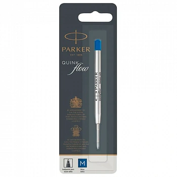 KALAM.KZ - Стержень шариковый объемный QuinkFlow Ball Point 98мм.1мм синий,метал.корпус блистер Parker