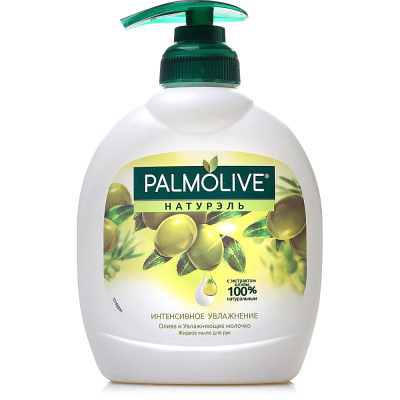 Мыло жидкое 300мл Олива и увлажняющее молочко, с дозатором "Palmolive"