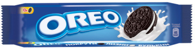 Печенье 95 г. с какао и кремовой начинкой ванильного вкуса, Oreo 