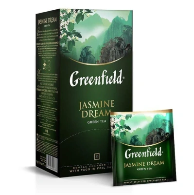Чай зеленый, 25 пакетиков Jasmin Dream