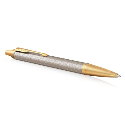 KALAM.KZ - Ручка шариковая Parker IM Premium Warm Silver (grey) GT, 1,0 мм М, синяя 1931687