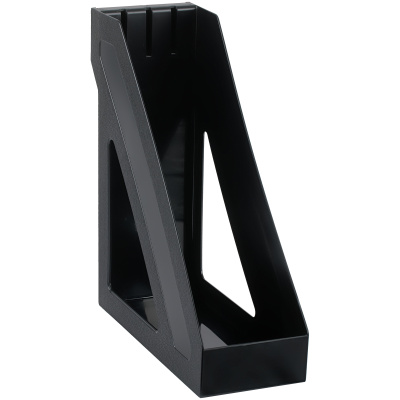 KALAM.KZ - Лоток вертикальный А4, 100мм, черный Стамм Базис