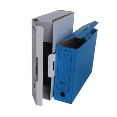 KALAM.KZ - Архивный короб, 340х255х80, картон, синий KRIS