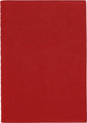 Ежедневник А5, недатир, 152л, иск.кожа, Today, евроспираль, карман д/ручки, красный, клетка Эксмо