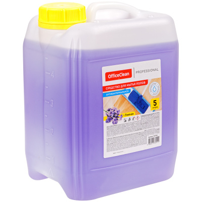 KALAM.KZ - Средство моющее, универсальное для пола 5л. концентрат, антибактериальное Лаванда, "OfficeClean" 