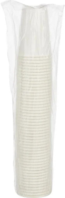 KALAM.KZ - Стакан бумажный, 150 мл, d 70 мм, (180 мл до края), белый (100 шт в уп)