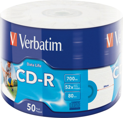Диск CD-R Verbatim 8x12X 700MB, SP-050 Wide inljet Printable Диск CD-R Verbatim 8x12X 700MB, SP-050 Wide inljet Printable