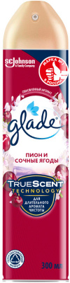 Освежитель воздуха 300мл, Glade "Пион и сочные ягоды"