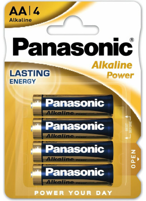 Батарейка AA, Alkaline Power Lasting Energy (блистер 4шт) Panasonic