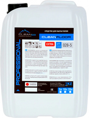 Средство для мытья загрязненных полов универсальное 5л Clean floor exstra
