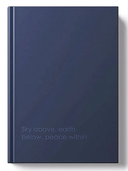 Ежедневник А5, недатированный, 176л, тв.переплет, клетка, Peace Эксмо