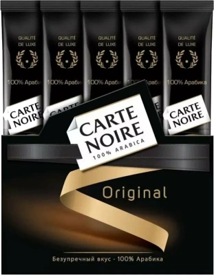 Кофе растворимый "3 в 1" Carte Noire упаковка 30 шт 
